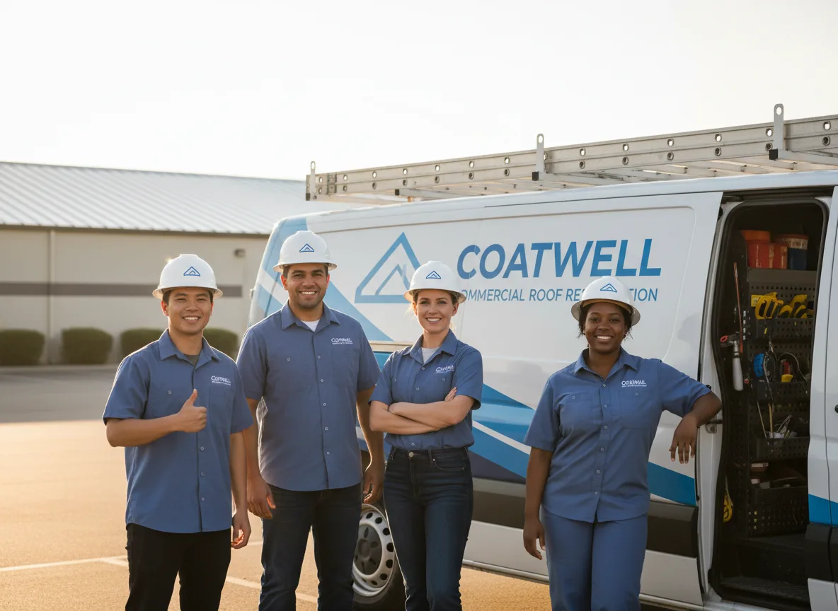 Commercial roof coating company in Modesto, IL